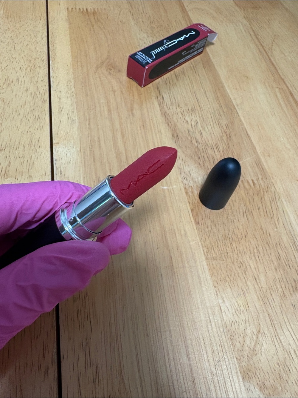 M•A•C XIMAL Matte Lipstick in 612 RUSSIAN RED, silky matte, full Sz 0.12oz, BNIB - Picture 5 of 12